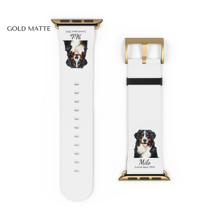 Watch Band Close-up Gold matte