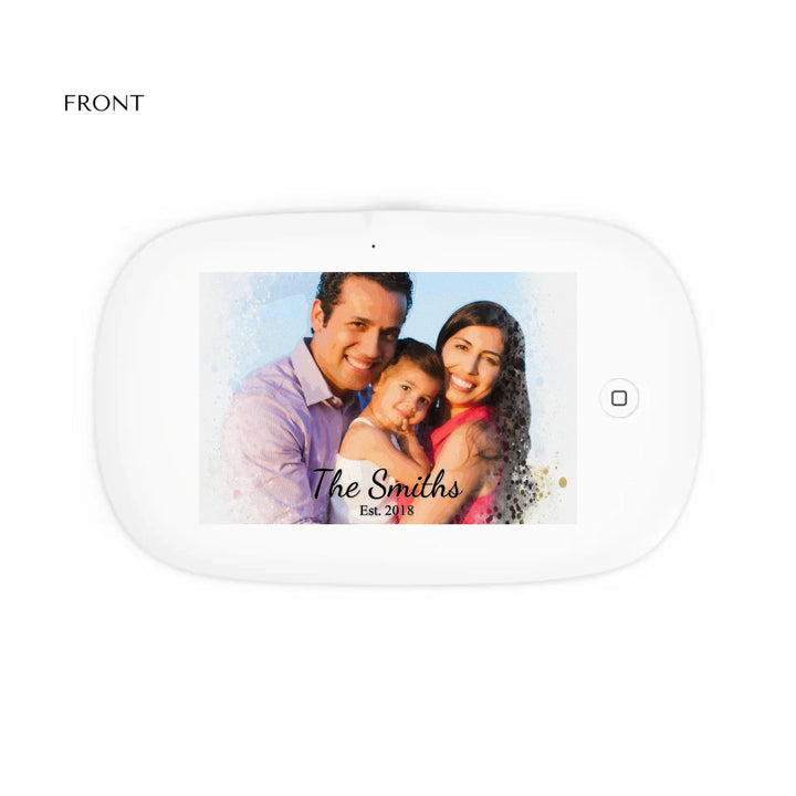 UV PHONE SANITIZER & WIRELESS CHARGING PAD FRONT