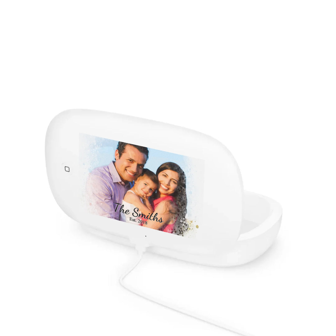 UV PHONE SANITIZER & WIRELESS CHARGING PAD OPEN 2