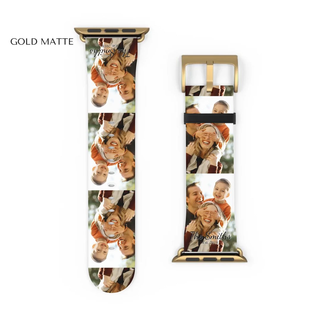 Watch Band Close-up Gold matte