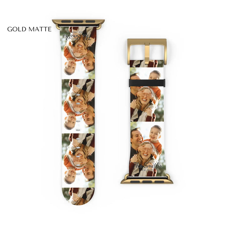 Watch Band Close-up Gold matte