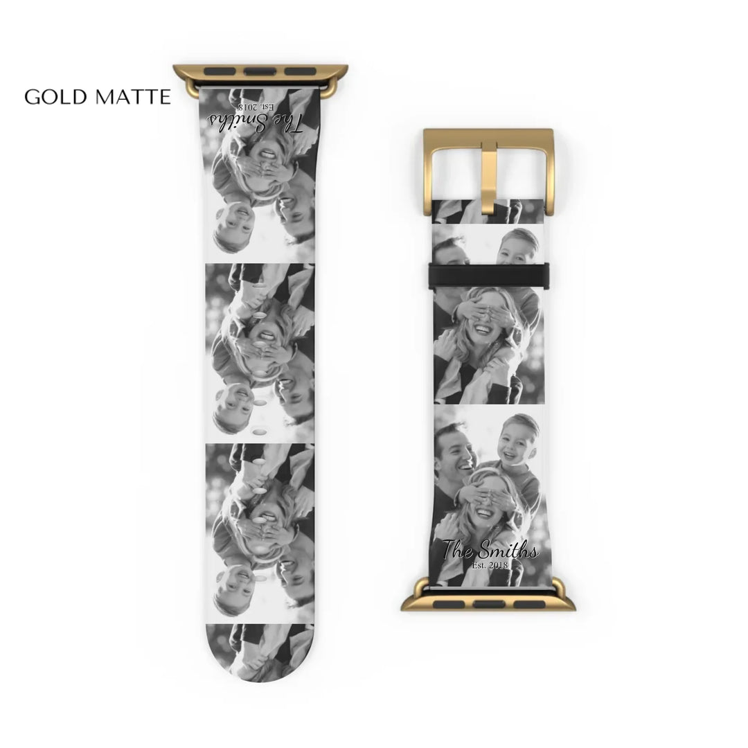 Watch Band Close-up Gold matte