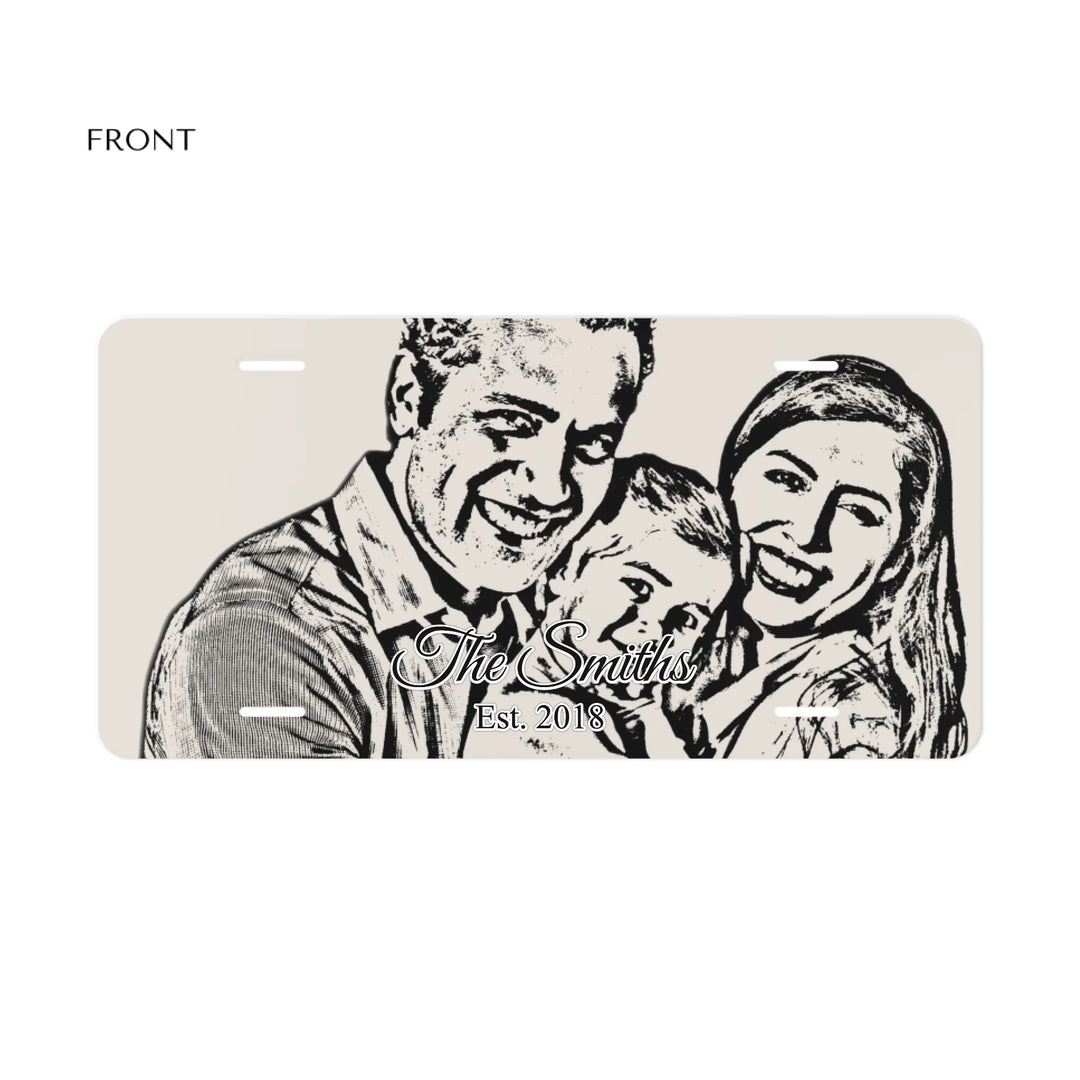 LICENSE PLATE DECORATIVE Front