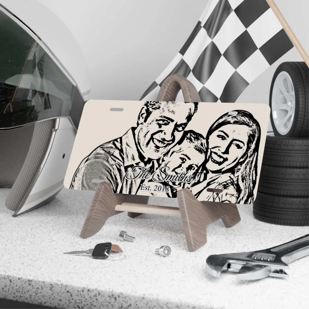 Decorative License Plate-ARTFULANE