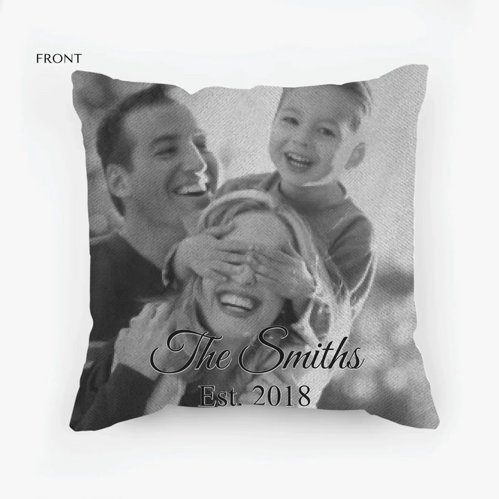 Custom Black & White Photo Pillows - Throw, Suede, Lumbar, Woven & Outdoor Pillows