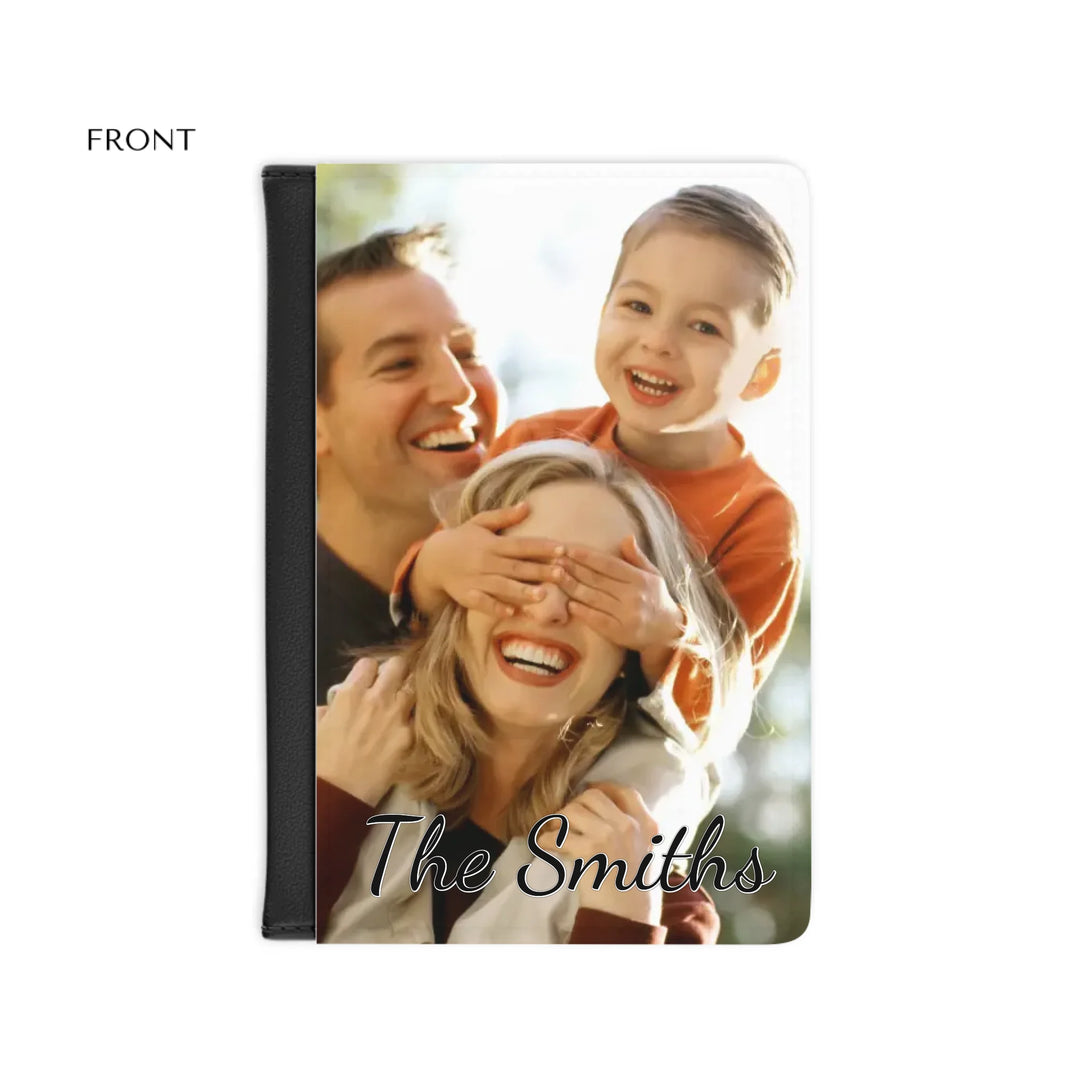Passport Cover front-Custom photo, text, fonts, and colors-ARTFULANE