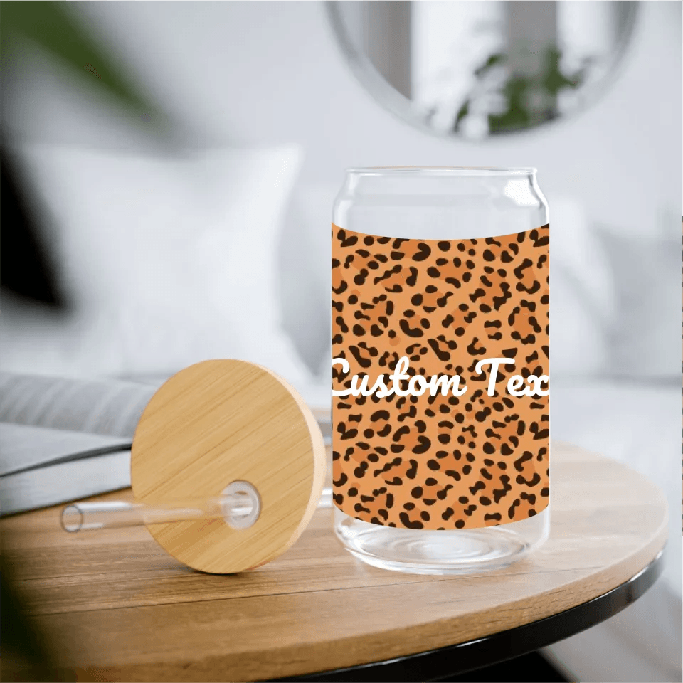 Custom Animal Print Glassware - ARTFULANE