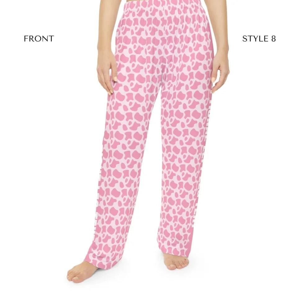 Custom Animal Print Lounge Pajama Pants - ARTFULANE