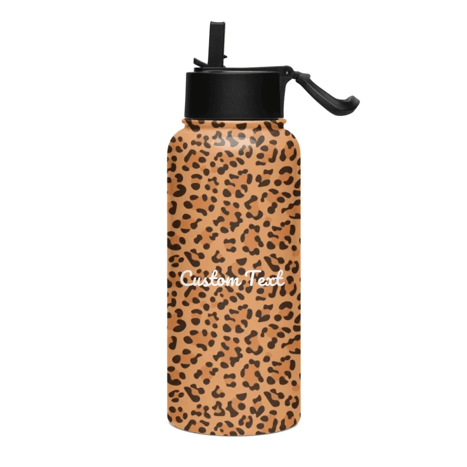 Custom Animal Print Water Bottles and Tumblers - ARTFULANE