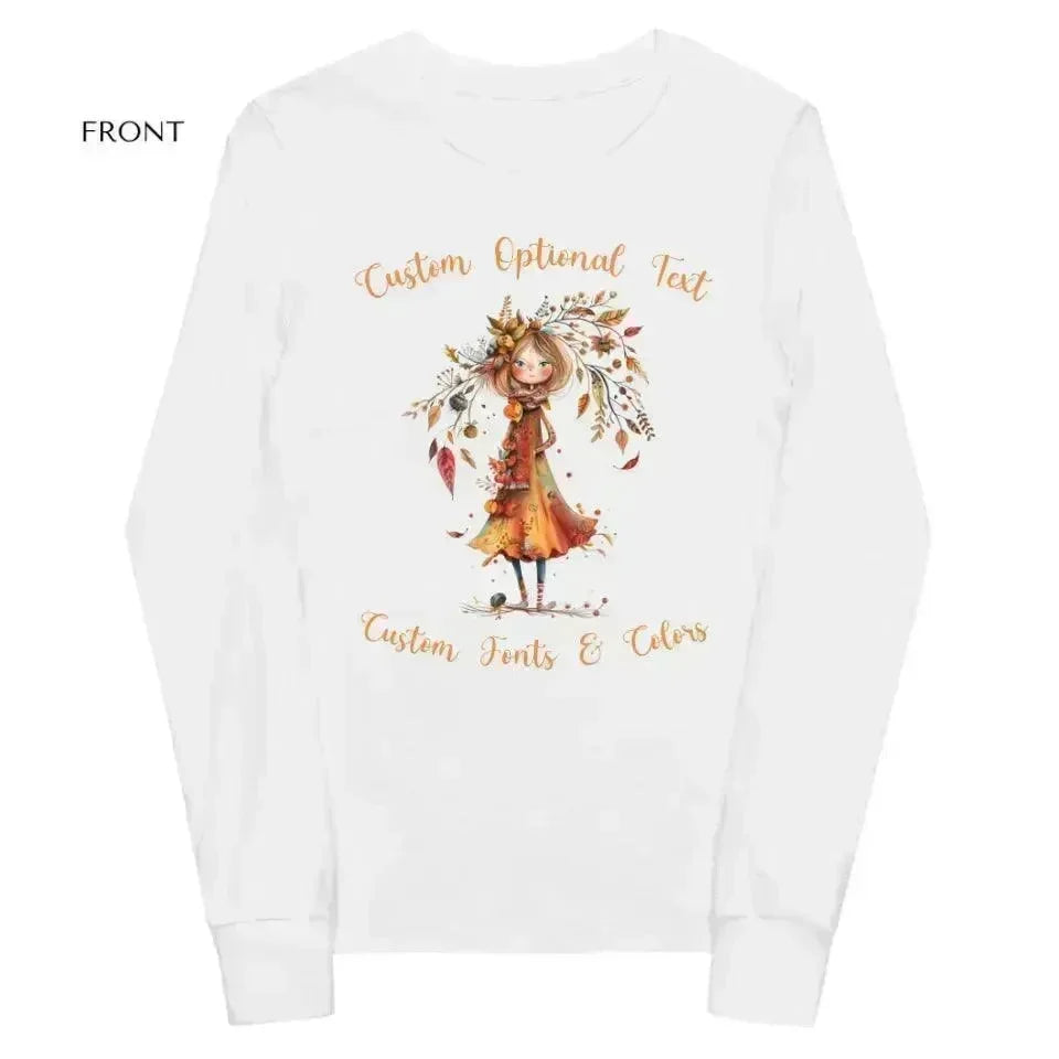 Custom Autumn Long Sleeve T-Shirt - ARTFULANE