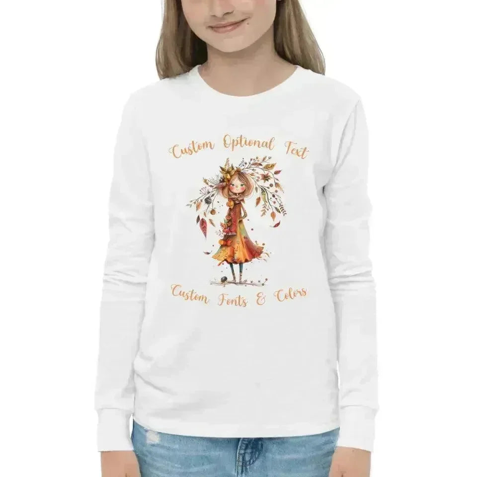 Custom Autumn Long Sleeve T-Shirt - ARTFULANE