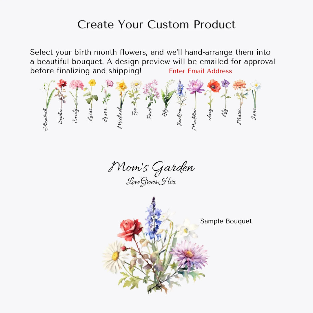 create-your-Custom-Birth-Month-Flower-Bouquet-LED-Mirror-Frame-Lamp-arfulane