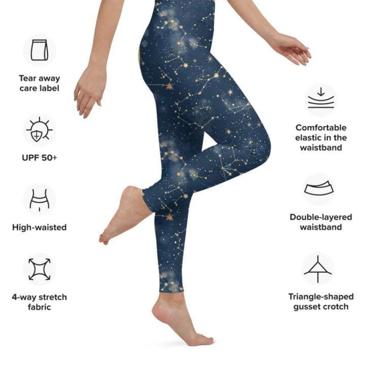 Custom Celestial Constellation Leggings and Joggers - ARTFULANE