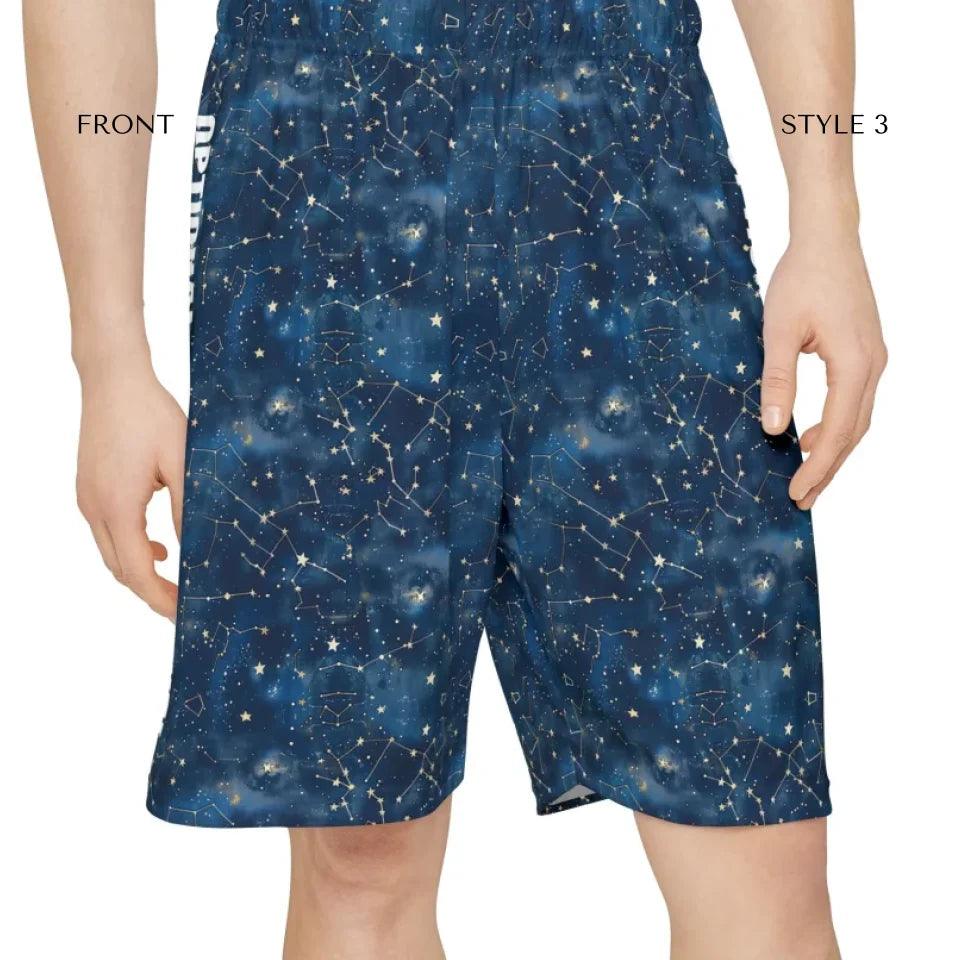 Custom Celestial Constellation Shorts - ARTFULANE