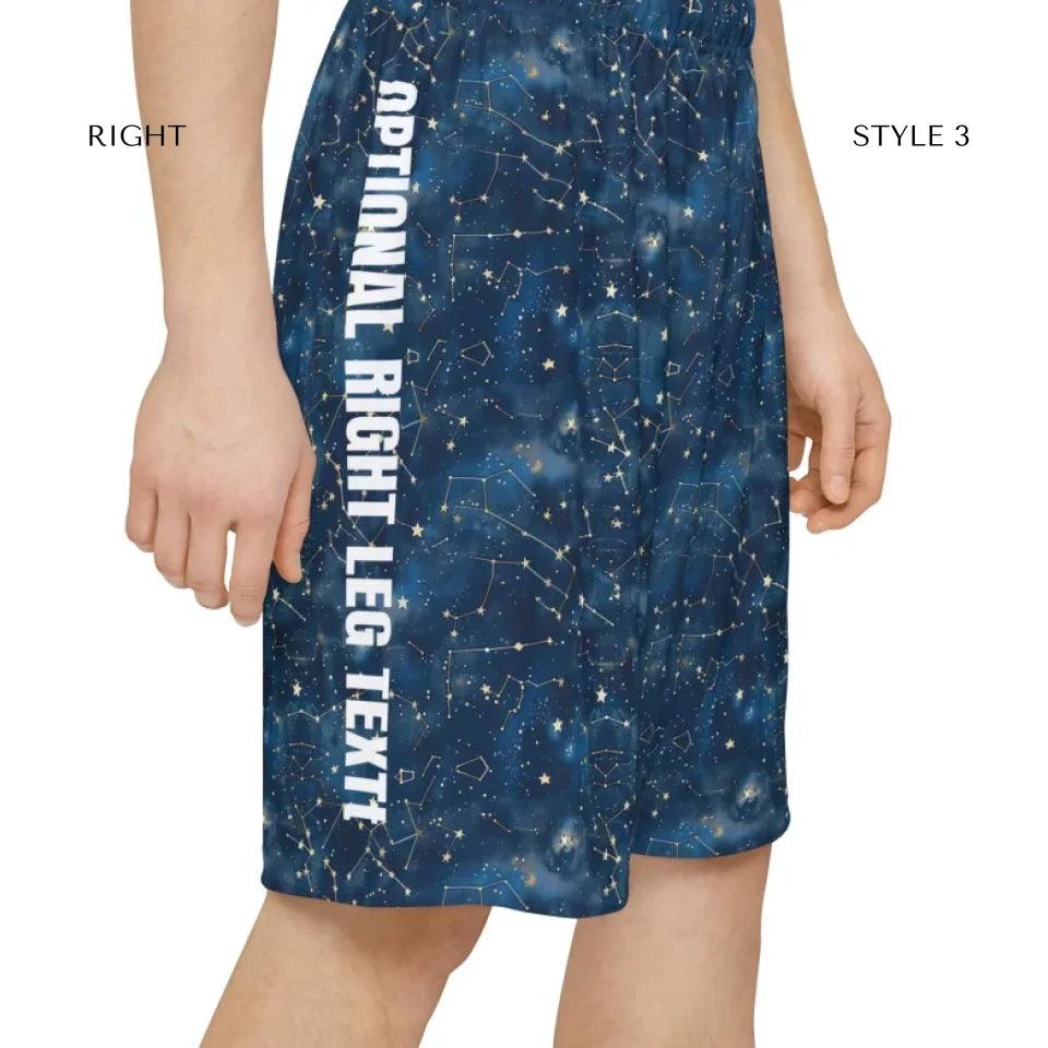 Custom Celestial Constellation Shorts - ARTFULANE