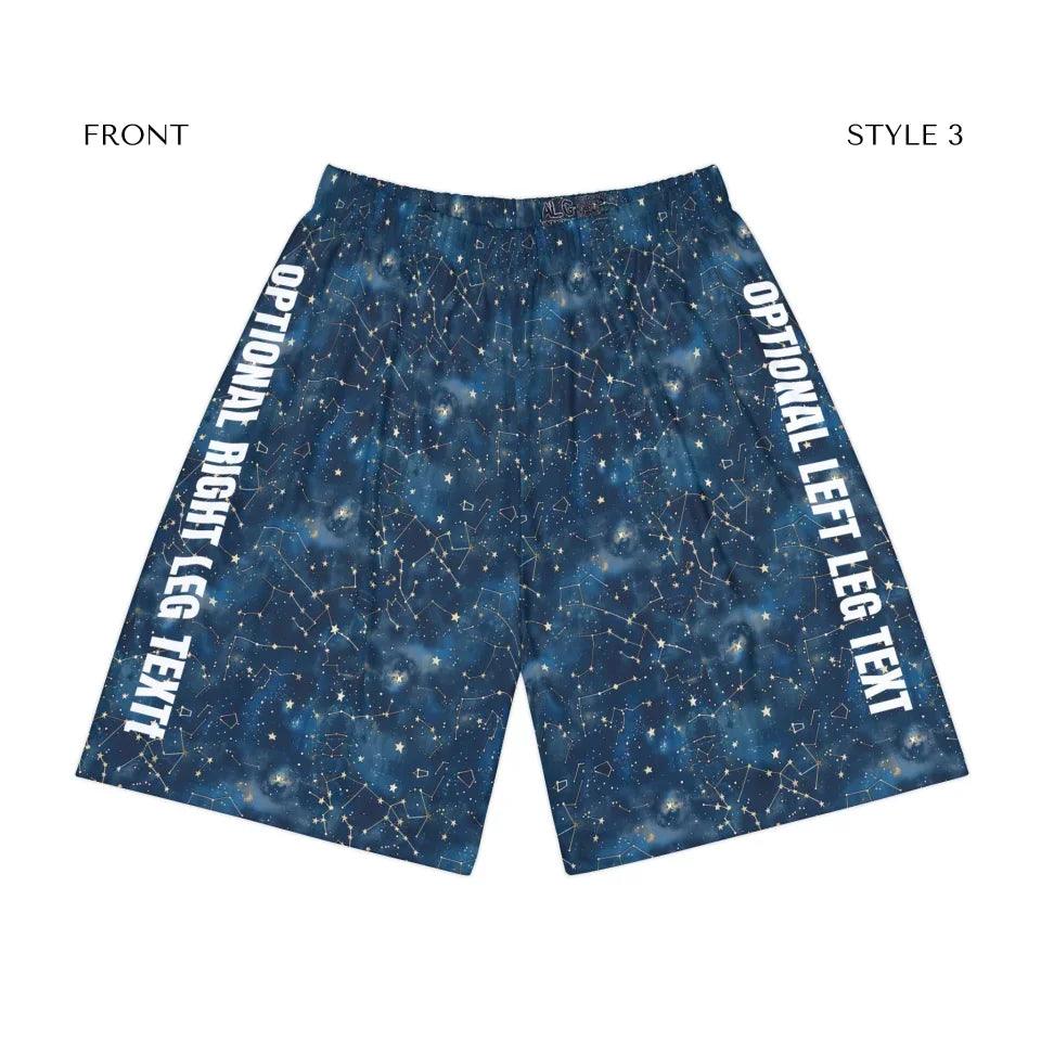 Custom Celestial Constellation Shorts - ARTFULANE
