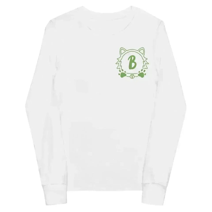 Custom Embroidered Cat Dog Monogram Long Sleeve T-Shirt - ARTFULANE