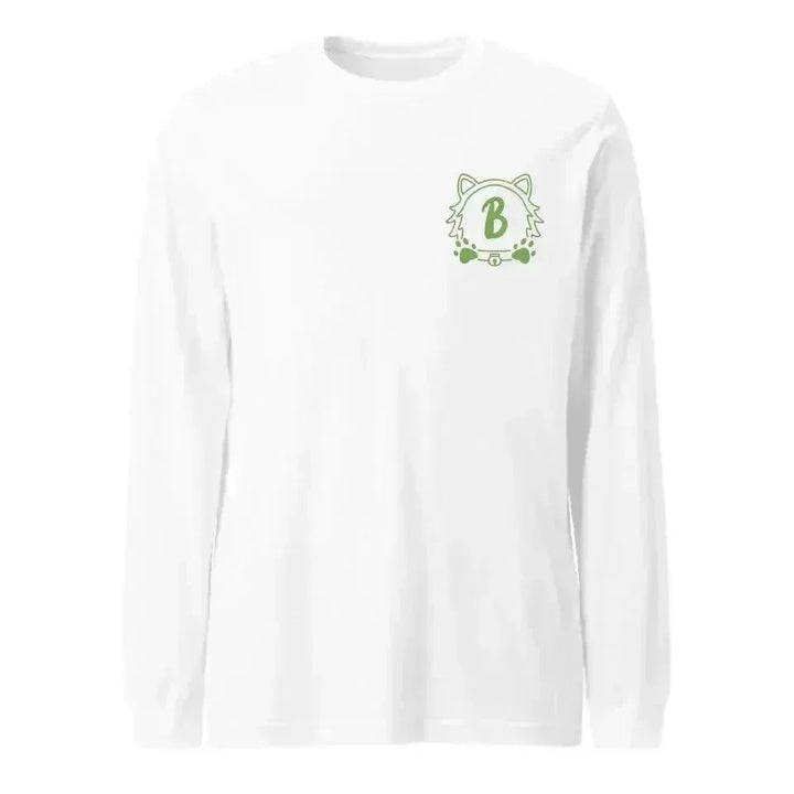 Custom Embroidered Cat Dog Monogram Long Sleeve T-Shirt - ARTFULANE