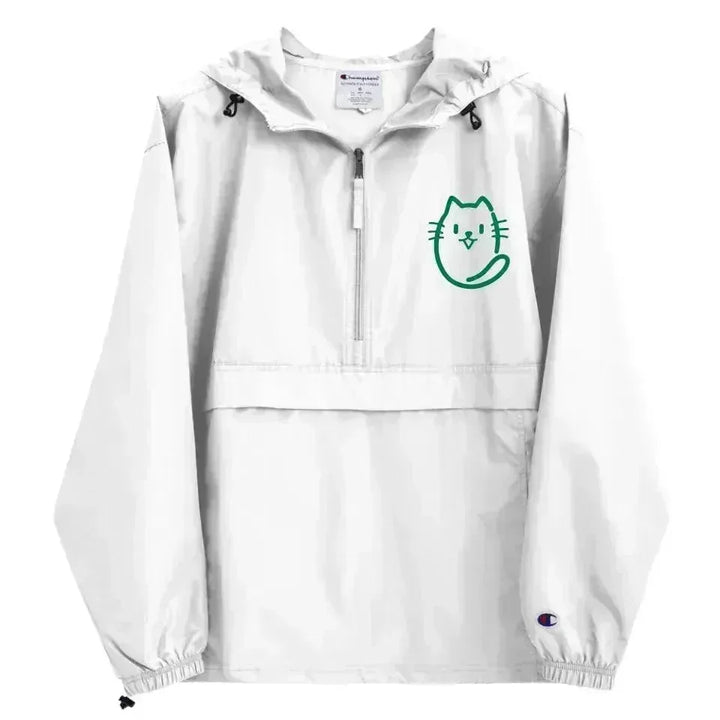 Custom Embroidered Cat Initial Jacket - ARTFULANE