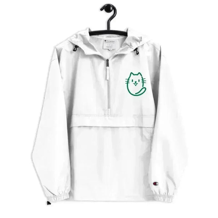 Custom Embroidered Cat Initial Jacket - ARTFULANE
