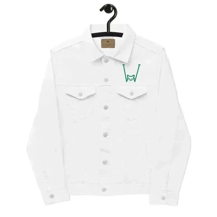 Custom Embroidered Cat Initial Jacket - ARTFULANE