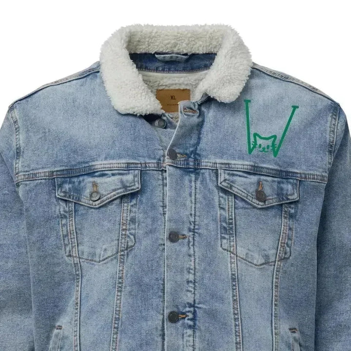 Custom Embroidered Cat Initial Jacket - ARTFULANE