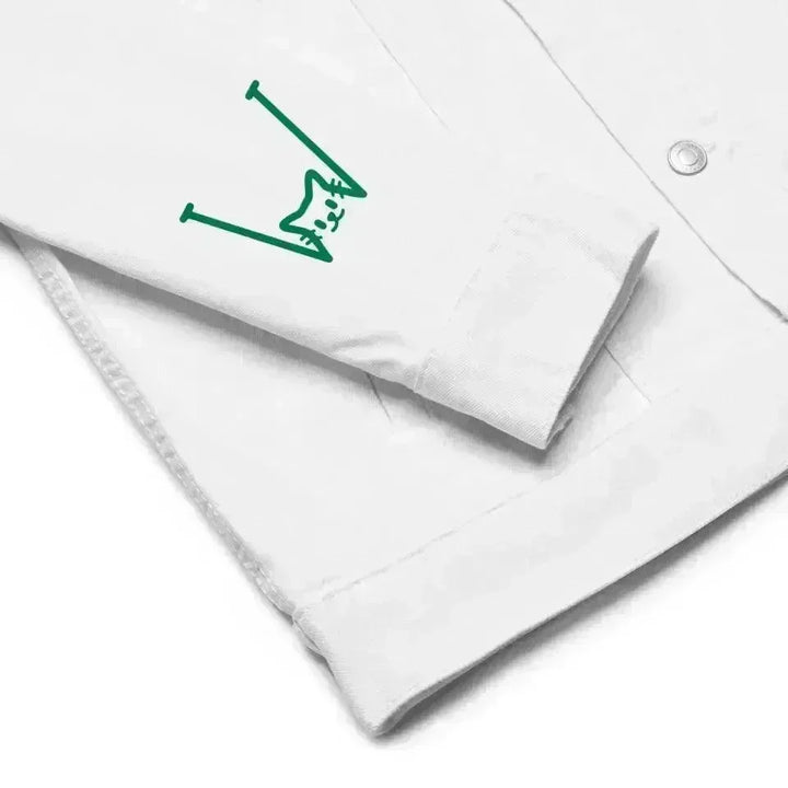 Custom Embroidered Cat Initial Jacket - ARTFULANE