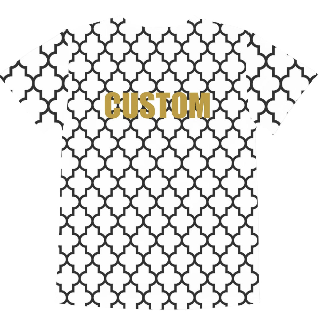 Custom Geometric Line Art T-Shirt - ARTFULANE