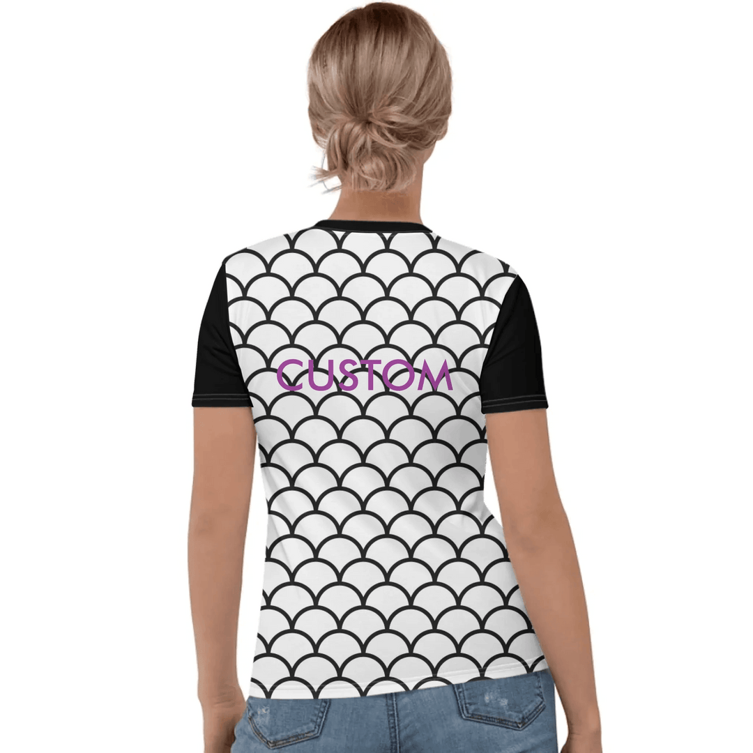 Custom Geometric Line Art T-Shirt - ARTFULANE