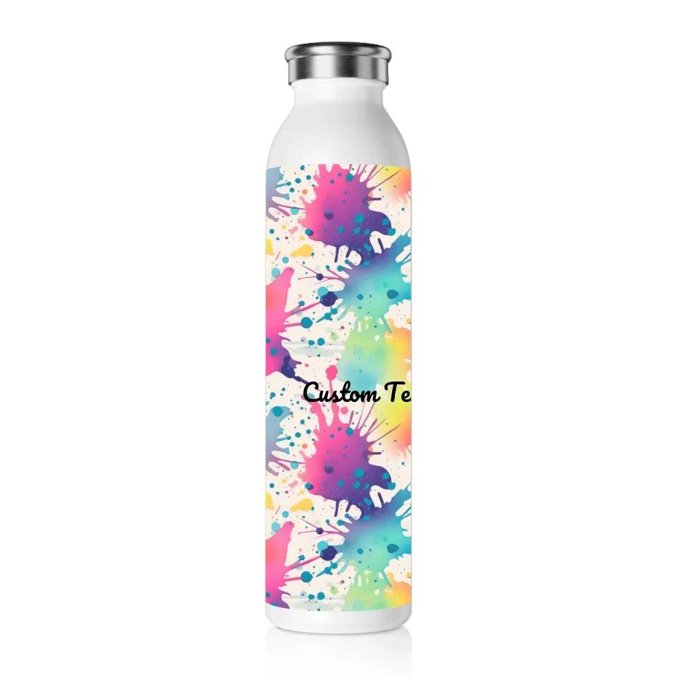 Custom Paint Splashes Bottles and Tumblers - ARTFULANE