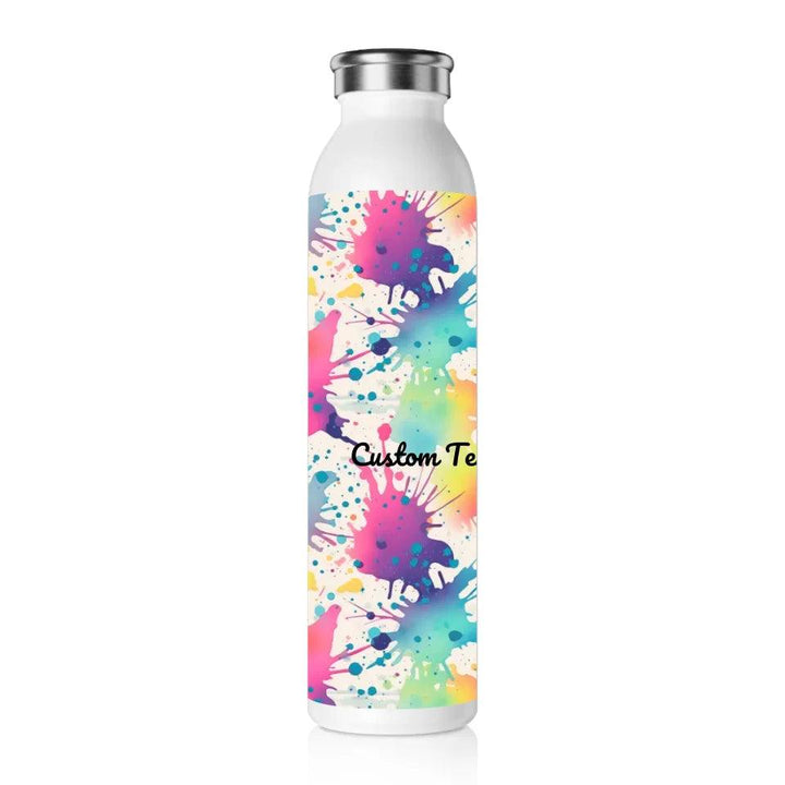 Custom Paint Splashes Bottles and Tumblers - ARTFULANE