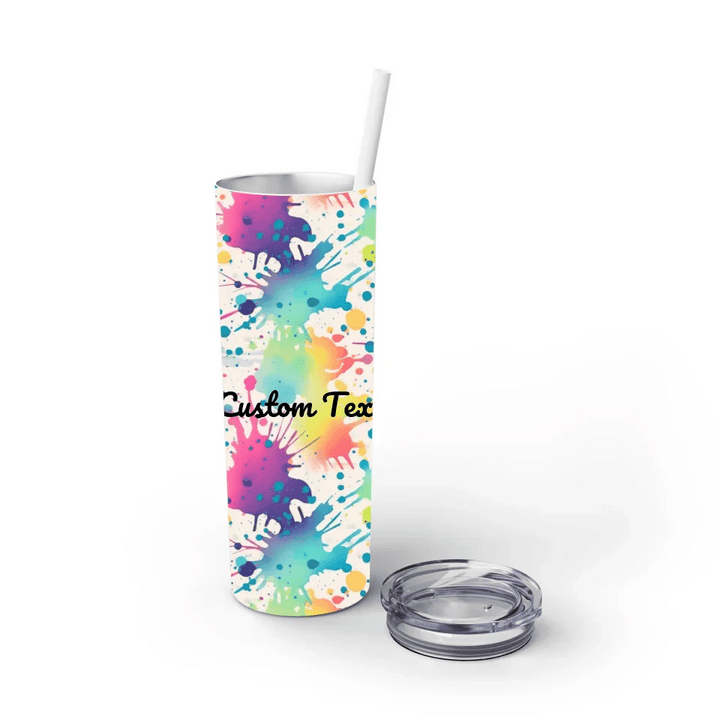 Custom Paint Splashes Bottles and Tumblers - ARTFULANE