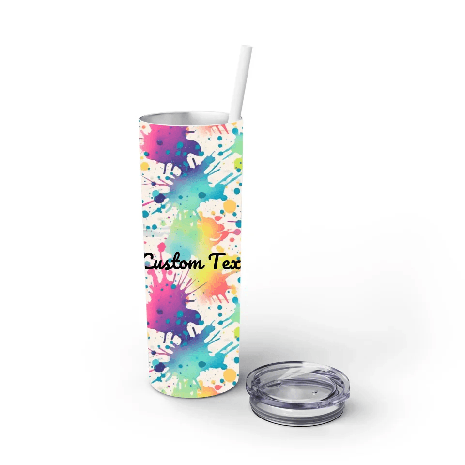 Custom Paint Splashes Bottles and Tumblers - ARTFULANE