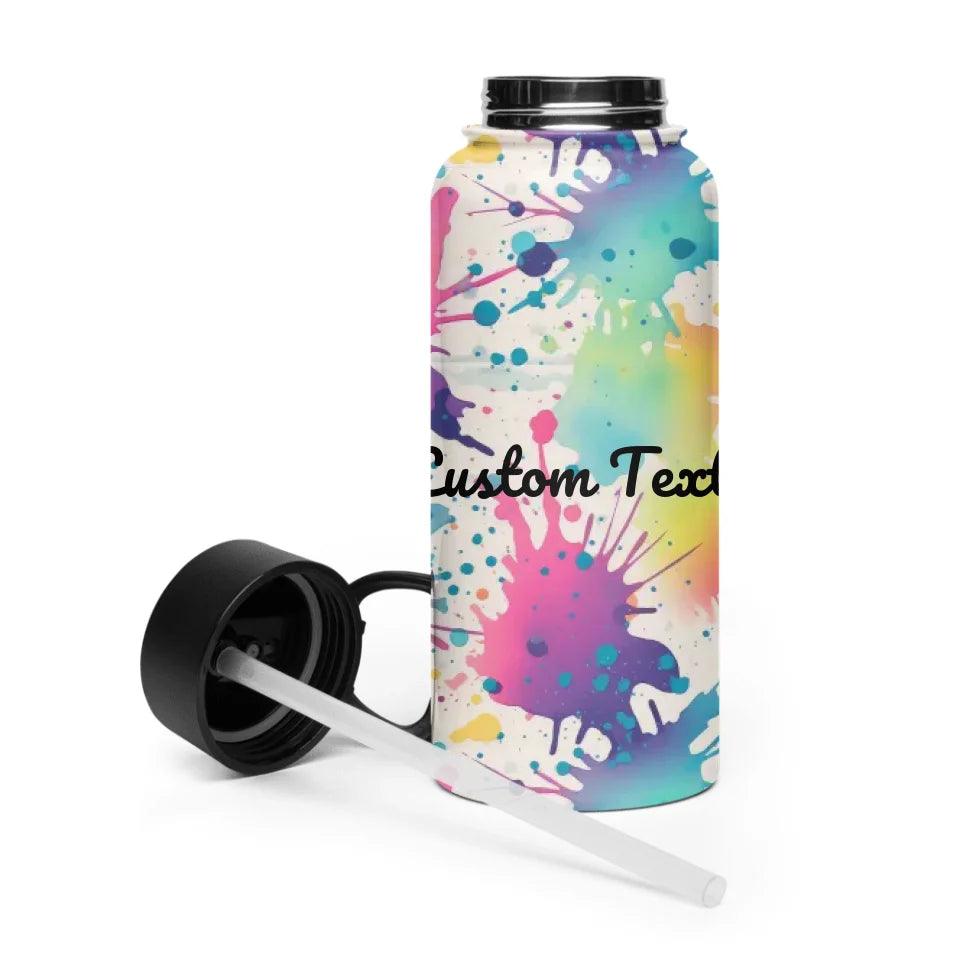 Custom Paint Splashes Bottles and Tumblers - ARTFULANE