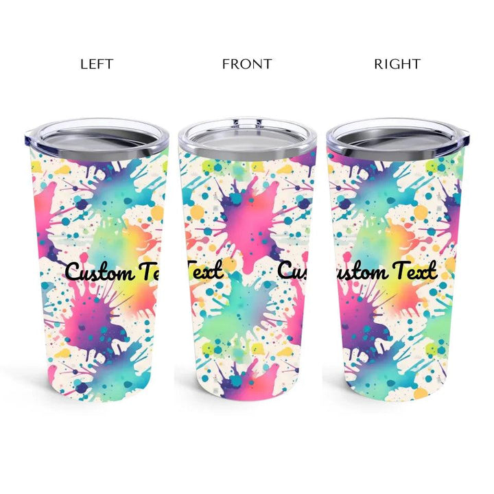 Custom Paint Splashes Bottles and Tumblers - ARTFULANE