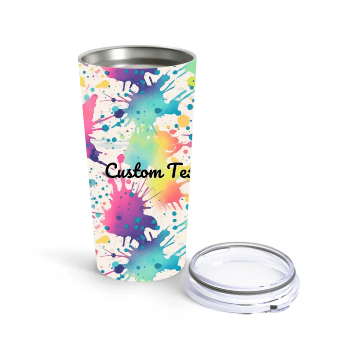Custom Paint Splashes Bottles and Tumblers - ARTFULANE