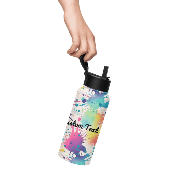 Custom Paint Splashes Bottles and Tumblers - ARTFULANE