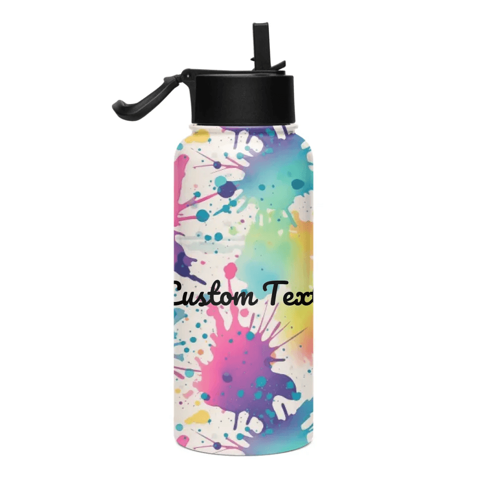 Custom Paint Splashes Bottles and Tumblers - ARTFULANE