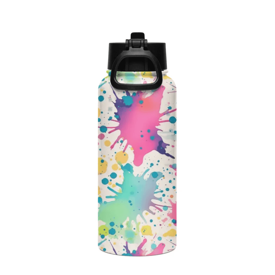 Custom Paint Splashes Bottles and Tumblers - ARTFULANE