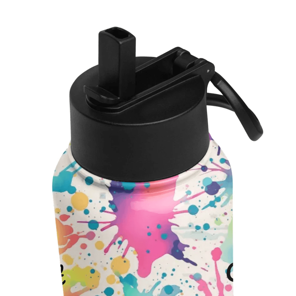 Custom Paint Splashes Bottles and Tumblers - ARTFULANE