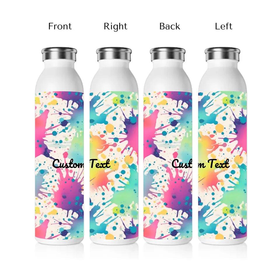 Custom Paint Splashes Bottles and Tumblers - ARTFULANE