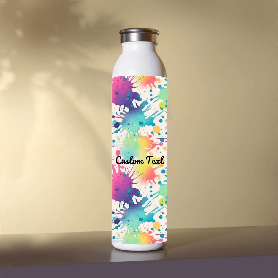 Custom Paint Splashes Bottles and Tumblers - ARTFULANE