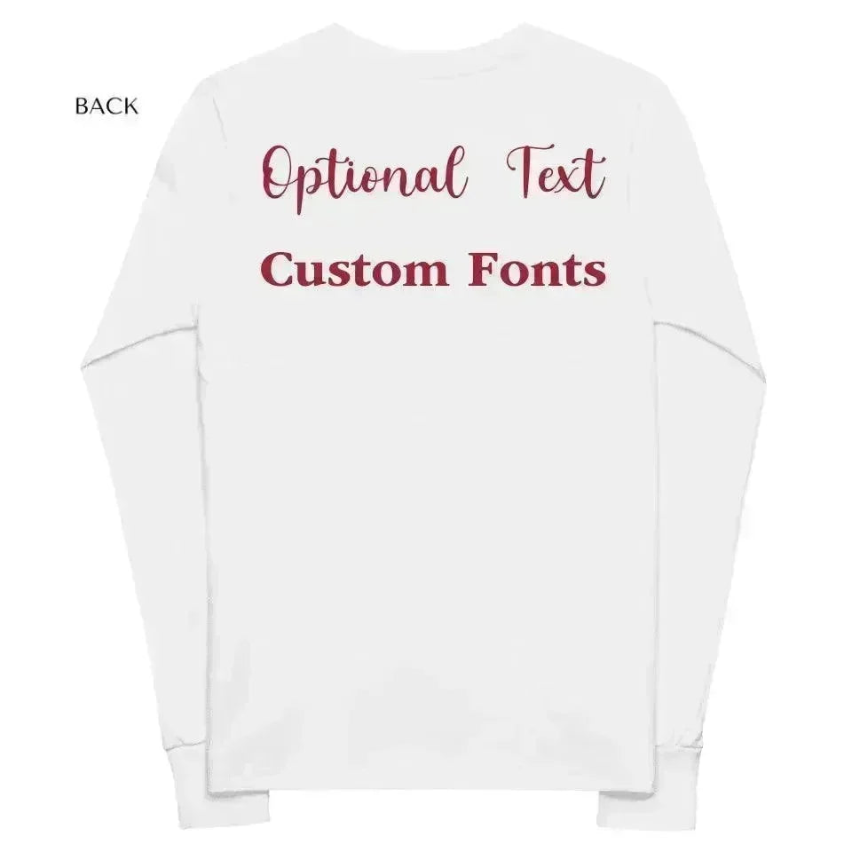Custom Quirky Whimsical Christmas Long Sleeve T-Shirt - ARTFULANE