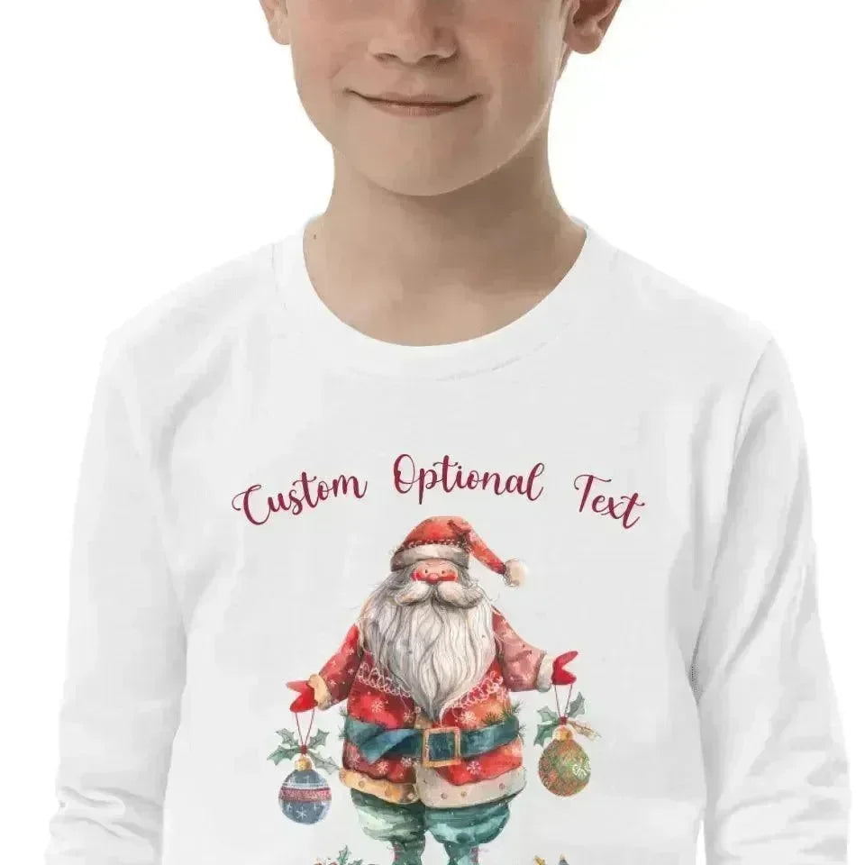 Custom Quirky Whimsical Christmas Long Sleeve T-Shirt - ARTFULANE