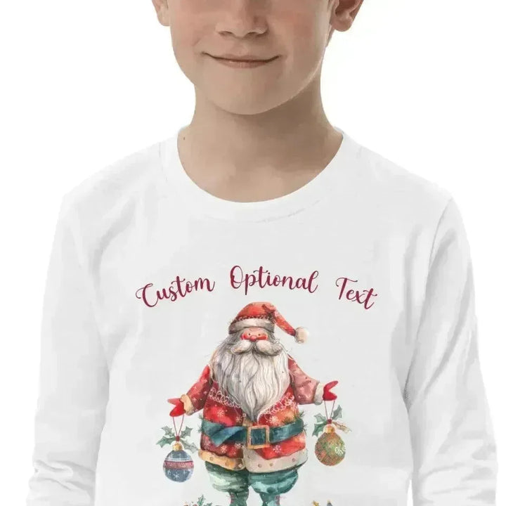 Custom Quirky Whimsical Christmas Long Sleeve T-Shirt - ARTFULANE
