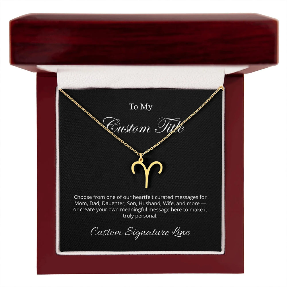 Zodiac-Sign-Necklace-Aries-Gold-luxury-box-artfulane