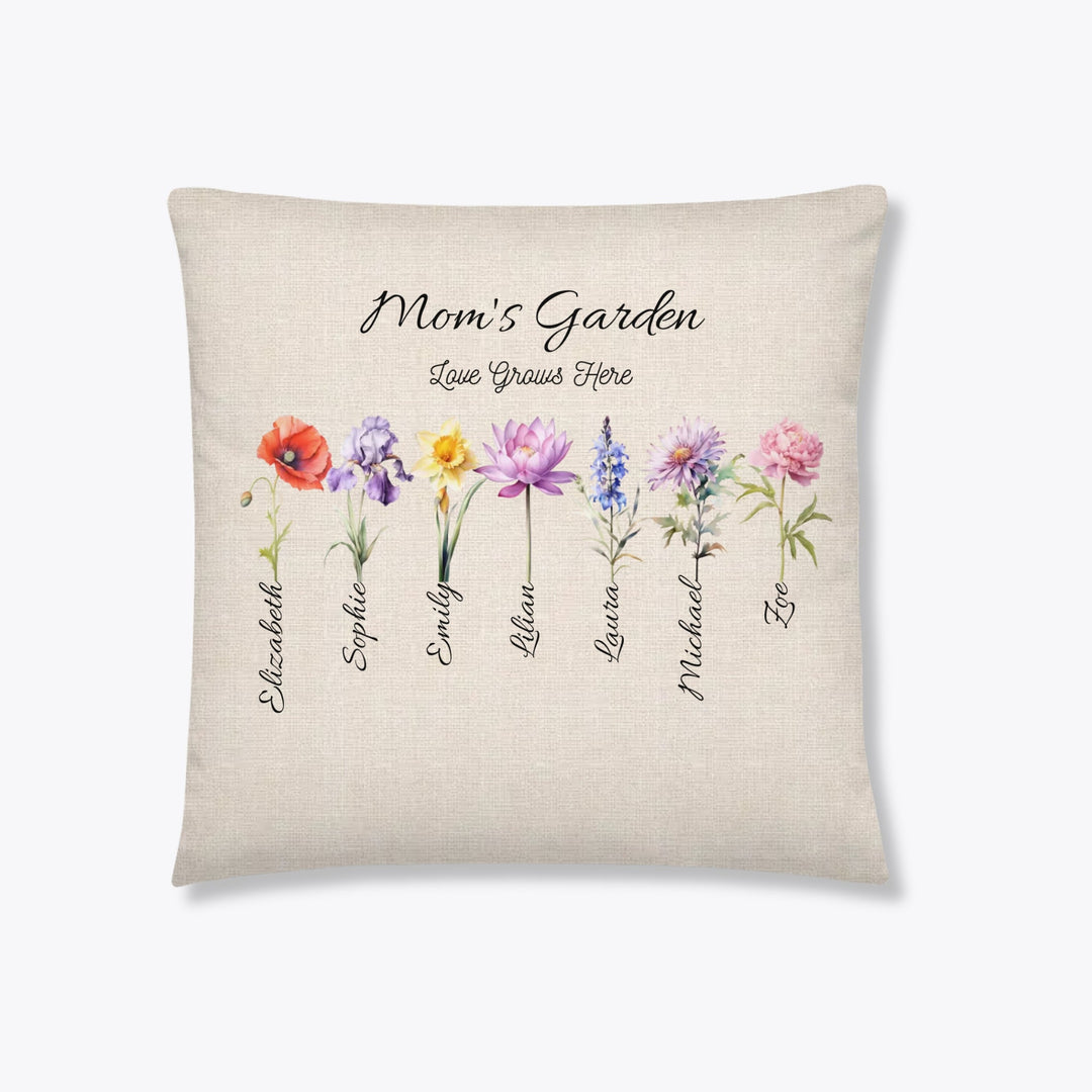 Custom Birth Month Flowers Art