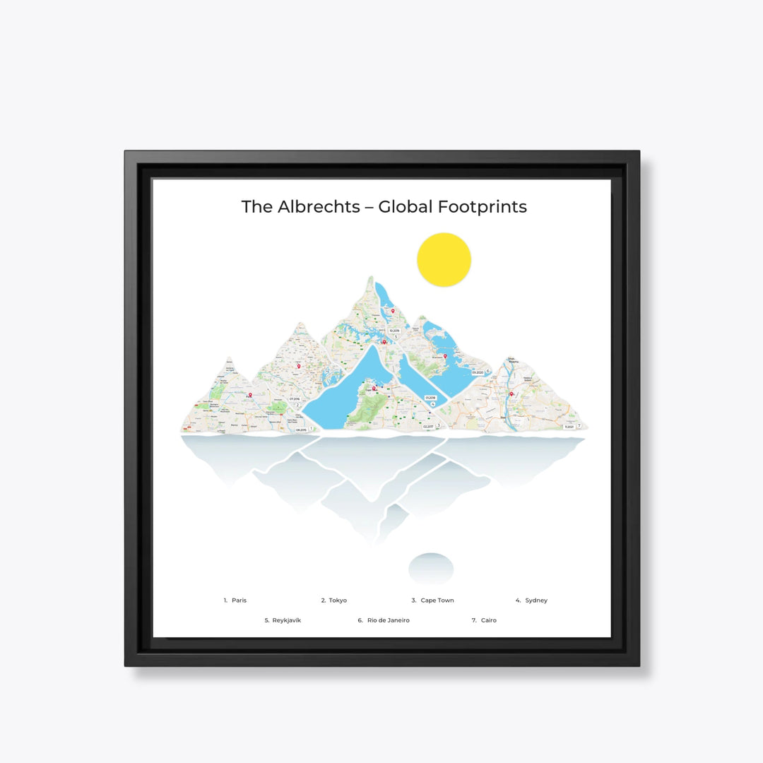 Custom Location Maps Art