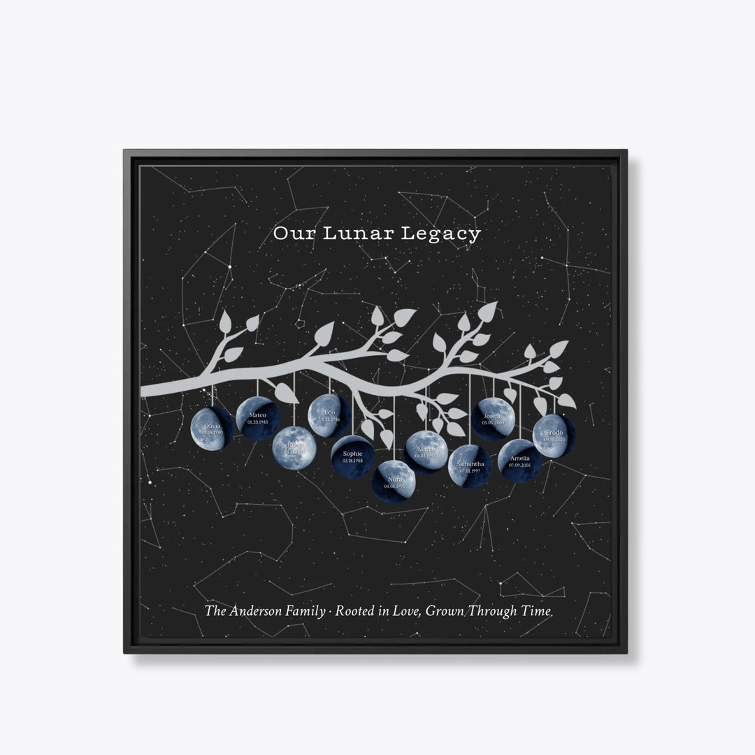 Custom Moon Phases Art