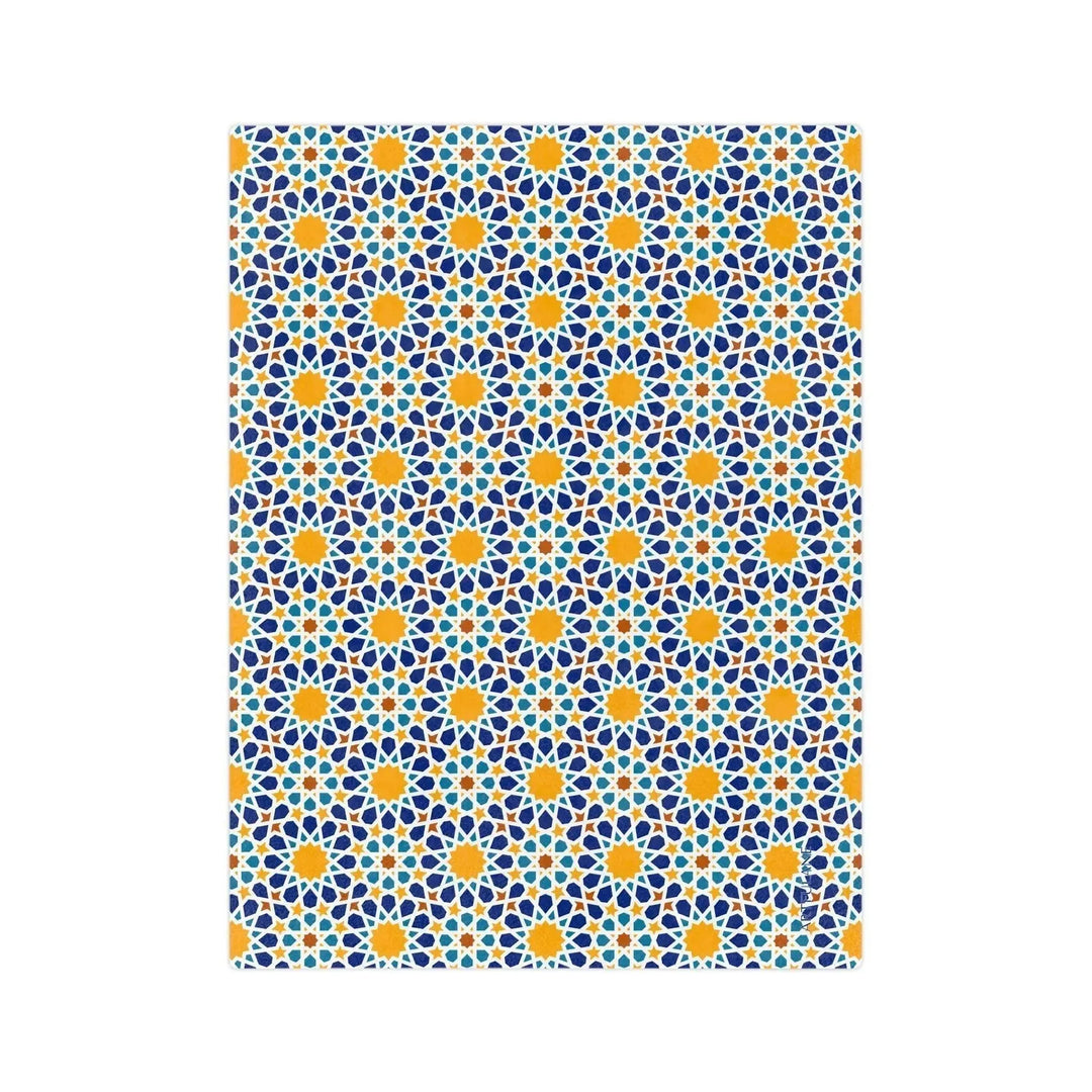 Geometric Moroccan Art Blanket - ARTFULANE